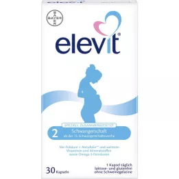 ELEVIT 2 tehotenské mäkké gély, 30 kapsúl