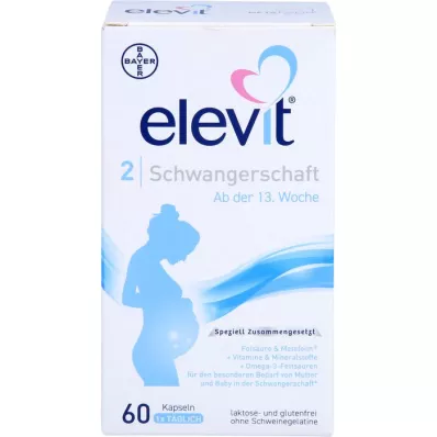 ELEVIT 2 tehotenské softgely, 60 kapsúl