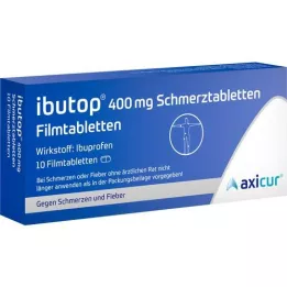 IBUTOP 400 mg filmom obalené tablety proti bolesti, 10 ks