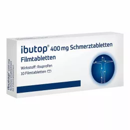 IBUTOP 400 mg filmom obalené tablety proti bolesti, 10 ks
