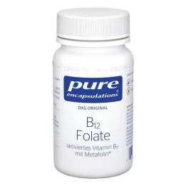 PURE ENCAPSULATIONS Kapsule s folátmi B12, 90 kapsúl