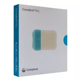 COMFEEL Plus flexibilný hydrocoll. obväz 4x6 cm, 10 ks