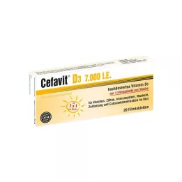 CEFAVIT D3 7 000 I.U. filmom obalené tablety, 20 ks