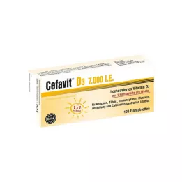 CEFAVIT D3 7 000 I.U. filmom obalené tablety, 100 ks