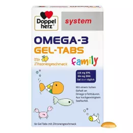 DOPPELHERZ Systém Omega-3 Gel-Tabs family, 60 ks
