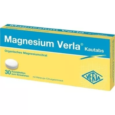 MAGNESIUM VERLA Žuvacie tablety, 30 ks