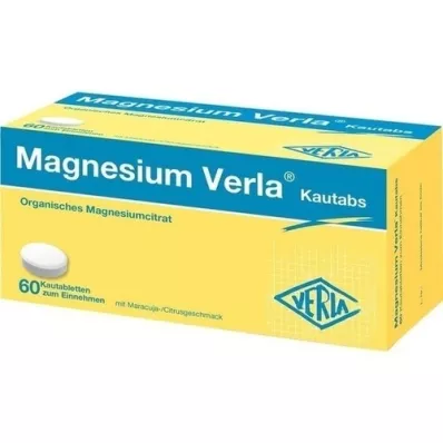 MAGNESIUM VERLA Žuvacie tablety, 60 ks