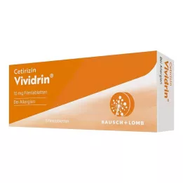 Cetirizine Vividrin® - rýchlo pôsobiace tablety na alergiu, 7 ks