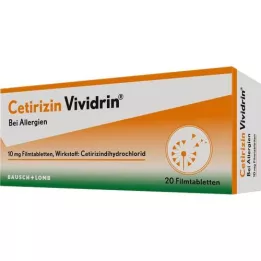 CETIRIZIN Vividrin 10 mg filmom obalené tablety, 20 ks