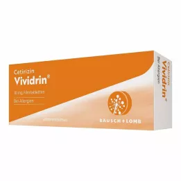 Cetirizín Vividrin® - Tablety proti alergii s rýchlym účinkom, 20 tabliet