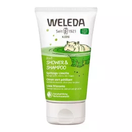 WELEDA Detská sprcha 2v1 &amp; Šampón Tangy Lime, 150 ml