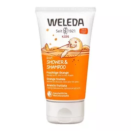 WELEDA Detská sprcha 2v1 &amp; Šampón Fruity Orange, 150 ml