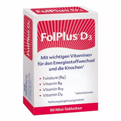 Tablety Folplus + D3, 90 ks Tablety Folplus + D3, 90 ks