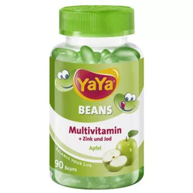 YAYA BEANS Žuvacie pastilky s obsahom zinku a jódu, 90 kapsúl