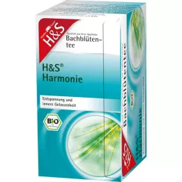 H&amp;S Organické Bachove kvety Harmony filtračné vrecko, 20X1,5 g