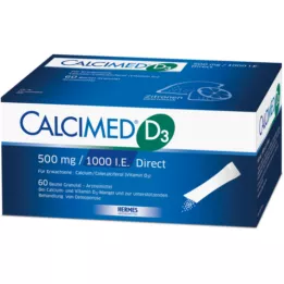 CALCIMED D3 500 mg/1000 I.U. Priame granule, 60 ks