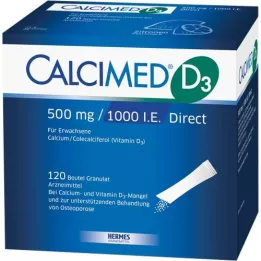CALCIMED D3 500 mg/1000 I.U. Priame granule, 120 ks