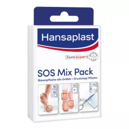 HANSAPLAST Náplasti na pľuzgiere SOS Mix Pack, 6 ks