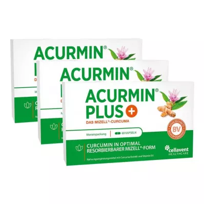 Acurmin Plus The Micellar Curcuma Soft Capsules, 180 ks