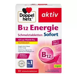 DOPPELHERZ B12 Energy Instant Melting Tablets, 30 kapsúl