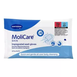 Molicare Rukavice na umývanie pokožky, 8 ks