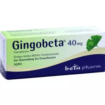 GINGOBETA 40 mg filmom obalené tablety, 30 ks