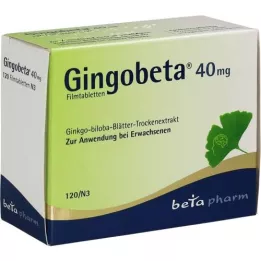 GINGOBETA 40 mg filmom obalené tablety, 120 kusov