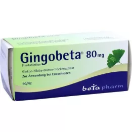 GINGOBETA 80 mg filmom obalené tablety, 60 ks