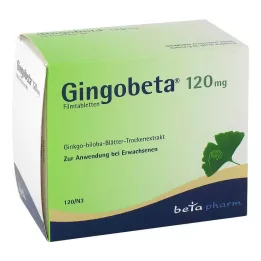 Gingobeta 120 mg filmom obalené tablety, 120 tabliet
