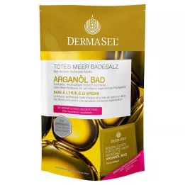 DERMASEL Kúpeľové soli z Mŕtveho mora + arganový olej, 1 p