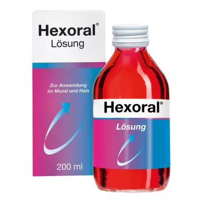Hexoral® roztok na zápaly v ústach, 200 ml