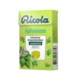 Ricola bez cukru bonboniéra z jablkovej mäty, 50 g