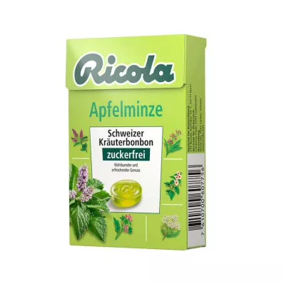 Ricola bez cukru bonboniéra z jablkovej mäty, 50 g Ricola bez cukru bonboniéra z jablkovej mäty, 50 g