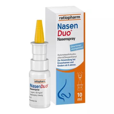 NasalDuo nosový sprej od Ratiopharm, 10 ml NasalDuo nosový sprej od Ratiopharm, 10 ml