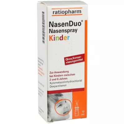 NASENDUO Detský nosový sprej, 10 ml