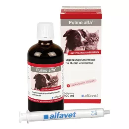 Pulmo Alfa pre psov a mačky, 100 ml