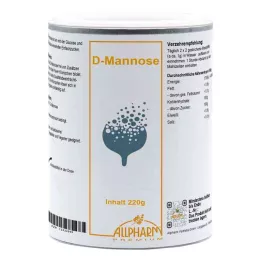 D-MANNOSE PULVER Skladovacia plechovka, 220 g