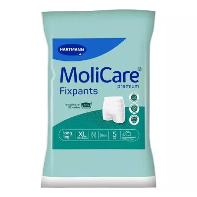 MOLICARE Prémiové fixačné nohavice s dlhými nohavicami veľkosti XL, 5 ks