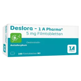 DESLORA-1A Pharma 5 mg filmom obalené tablety, 100 ks