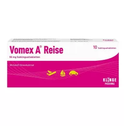 VOMEX A Reise 50 mg sublingválne tablety, 10 ks