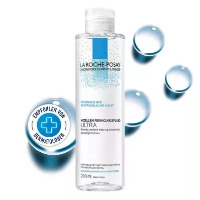 La Roche-Posay Micellar Cleansing Fluid Ultra pre citlivú pleť, 200 ml