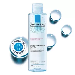 ROCHE-POSAY Micelárny čistiaci fluid na reaktívnu pleť, 400 ml