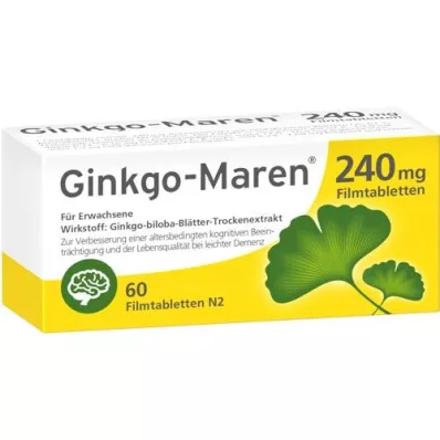 GINKGO-MAREN 240 mg filmom obalené tablety, 60 ks