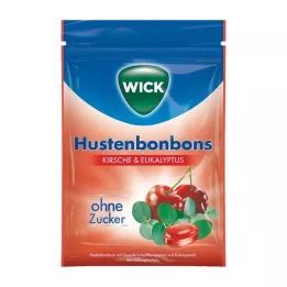 WICK Divoká čerešňa & Eukalyptové sladkosti bez vrecka na cukor, 72 g