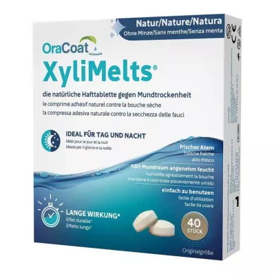 OraCoat XyliMelts® lepiace tablety natural, 40 ks