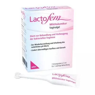 Lactofem mliečny ošetrujúci vaginálny gél, 7x5 ml Lactofem mliečny ošetrujúci vaginálny gél, 7x5 ml