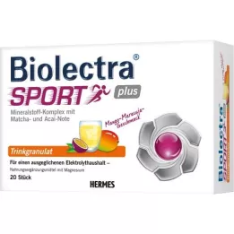 BIOLECTRA Granule na pitie Sport Plus, 20X7,5 g