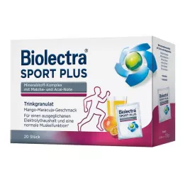 BIOLECTRA Granule na pitie Sport Plus, 20X7,5 g