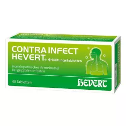 CONTRAINFECT Hevert tablety za studena, 40 ks