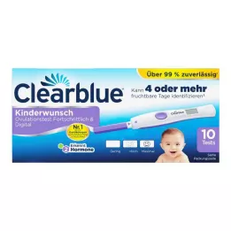 CLEARBLUE Ovulačný test pokročilý &amp; digitálny, 10 ks